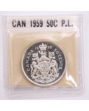 1959 Canada 50 cents  Choice Prooflike Cameo