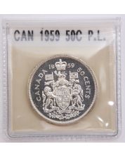 1959 Canada 50 cents  Gem Prooflike