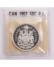 1962 Canada 50 cents  Gem Prooflike Cameo
