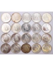 20x 1967 Canada 50 cents 20-coins UNC to Choice UNC+