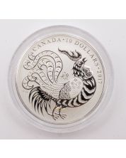 2017 RCM $10 Pure Silver Coin - Year of Rooster 