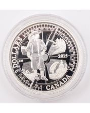 2015 $3 Fine Silver Coin - 400th Anniversary of Samuel de Champlain in Huronia