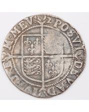 1601-1602 Great Britain  Elizabeth I  silver Shilling bust 6B mm2 5.81 grams