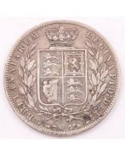 1879 Great Britain Half Crown silver coin a/VF