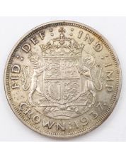 1937 Great Britain silver Crown VF+