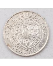 1900 Great Britain silver Shilling VF+