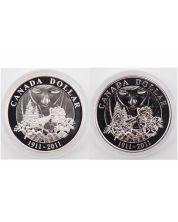 2x 2011 Canada $1 Proof and BU Silver Dollars - Parks Canada 