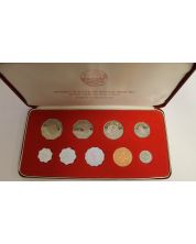 1976 Republic of Malta Franklin Mint 9 Coin Proof Set 
