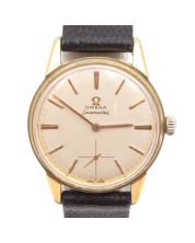 Omega Seamaster 14389 35mm cal. 268 Vintage Manual Wind Mens Gold Plated Watch