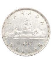 1946 Canada silver dollar EF/AU
