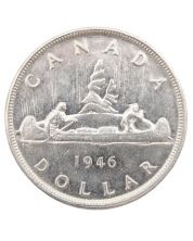 1946 Canada silver dollar AU