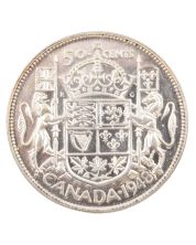 1948 Canada 50 cents narrow date  Choice AU