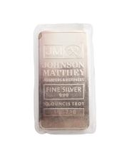 10 oz JM Johnson Matthey Hammer Logo 10 troy oz .999 Fine Silver Bar Sealed