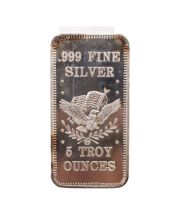 5 oz APM Silver Bar .999 Fine - APM American Precious Metals 