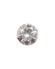 0.88ct brilliant cut synthetic Moissanite 6.52/6.53/3.66mm SI H/I  