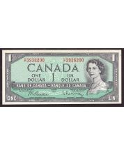 1954 Canada $1 banknote Beattie Rasminsky H/F3936200 BC-37b-i Choice UNC
