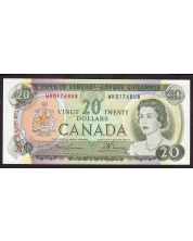 1969 Canada $20 banknote Lawson Bouey WK0176848 Choice UNC