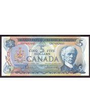1972 Canada $5 banknote Lawson Bouey CB7482441 Choice UNC