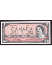1954 Canada $2 banknote Bouey Rasminsky A/G8971547 Choice AU