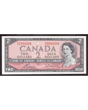 1954 Canada $2 banknote Bouey Rasminsky K/G5244304 Choice UNC