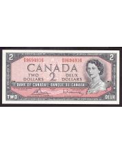 1954 Canada $2 banknote Bouey Rasminsky B/G9694916 Choice UNC