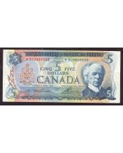 1972 Canada $5 replacement banknote BC-48bA Lawson Bouey *CU3009550 VF+