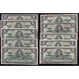 10x 1937 Canada $1 banknotes all VG or better 10-notes