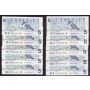 10x 1986 Canada $5 banknotes nice mixed lot FINE to Choice AU