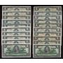 20x 1937 Canada $1 banknotes all nice VF and VF+