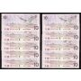 10 x 1989 Canada $10 consecutive notes Bonin Thiessen BDY 719630-39 CH UNC