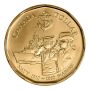 2010 Canada Proof Gold Plated Navy Loonie Coin & Stamp Set