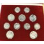 1980 Moscow Olympics .900 silver 28 coin set 