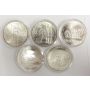 1980 Moscow Olympics .900 silver 28 coin set 