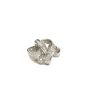 18 Karat White Gold 1.71 Carat Diamond Ribbon Style Earrings