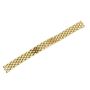 Cartier watch bracelet 18K solid gold 139mm x 10mm 