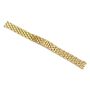 Cartier watch bracelet 18K solid gold 139mm x 10mm 