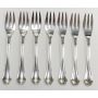 800 Silver Flatware Modern European Fish Cutlery Set