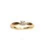 Tiffany & Co. VS1 Diamond 18k Gold Ring AU750 Size 4