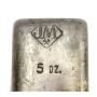  JM Johnson Matthey 5 oz poured silver bar 999+ 