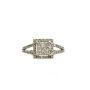 14 Karat White Gold Ladies Diamond Ring 0.80 Carats 