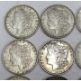1921 Morgan silver dollar roll 20 coins  VF to EF