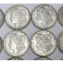 1921 Morgan silver dollar roll 20 coins  VF to EF