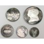 1971 Empire of Iran Gold & Silver 9-coin proof set 