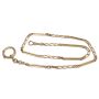 Watch chain 14K yellow gold 23.25 inches long 