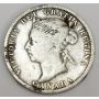1888 Canada 25 cents  VG8