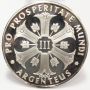 1960 Argenteus III Ducat silver coin IMPERIUM MUNDI by Werner Graul 