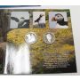 1995 Canada 4 Silver 50 Cent coins on the Wing RCM set