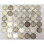 40x Canada 10 cent silver coins King George V 1912-1936 