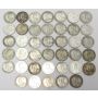 40x Canada 10 cent silver coins King George V 1912-1936 