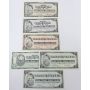 34x Canadian tire money old coupon notes 